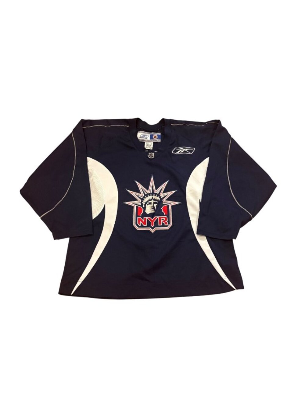 Reebok CCM New York Rangers Lady Liberty NHL Practice Hockey Jersey Men's Large